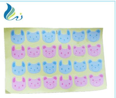 China Customized Cute Baby Laserjet Sticker Paper For Personal Packaging for sale