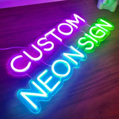 China Custom Decoration Neon Sign Wall Neon Sign Letter Wall Mounted/Hanging For Art Neon Decoration for sale