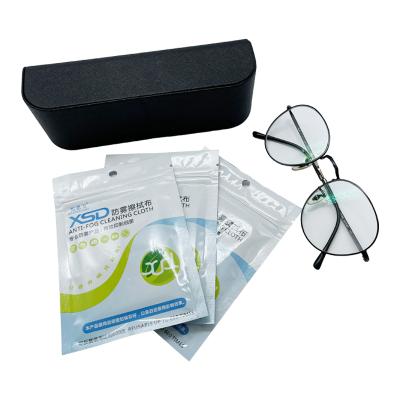 China Nano Mirror Cloth Microfiber Anti-fog Lens Cleaner Wiping Cloth For Glasses 15*15cm for sale