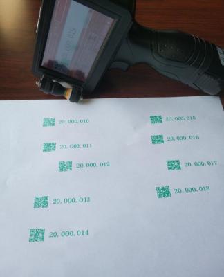 China Industrial Batch Number Coding Machine 1.2mm-12.7mm Printing Height For Lot Number for sale