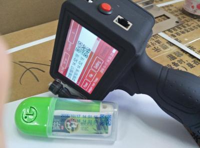 China T3S Handheld QR Code Printer , Date Lot Batch Code Printer For Metal / Plastic for sale