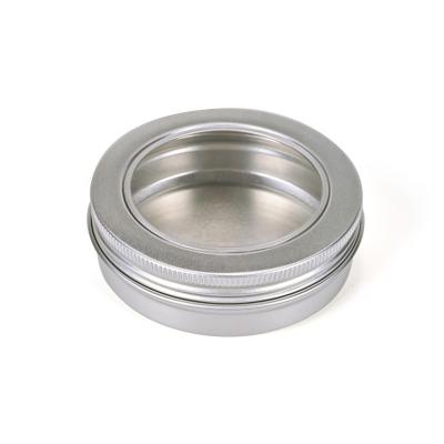 China Wholesale Empty Waste OEM Lip Balm +food grade+Cosmetic Container Metal Tin Box for sale