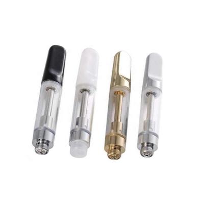 China OEM Kid Safe Box 510 Thread No Leak Glass Tank Carts Empty Ceramic CBD Disposable Bulk Atomizer for sale