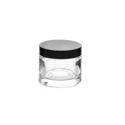 China Manufacturer Wholesale Cosmetic Transparent Small Glass Jars For Food Packaging for sale