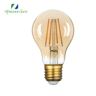 China Newest residential led bulb a60 dimmable 4w 6w 7w 8w 10w clear amber opal filament led bulb a60 for sale