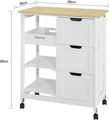 China PANEL Top Rated Food Kitchen Cart Cart Storage Cart for sale