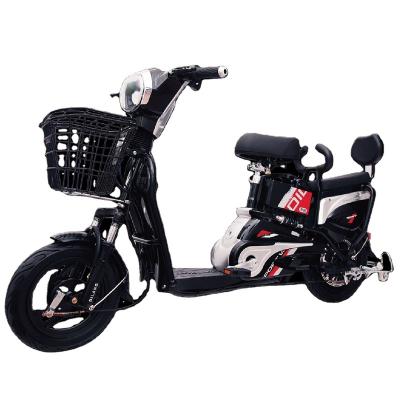 China Carbon steel factory wholesale price 48v 12ah silver fish lead acid battery electric scooter bike for sale