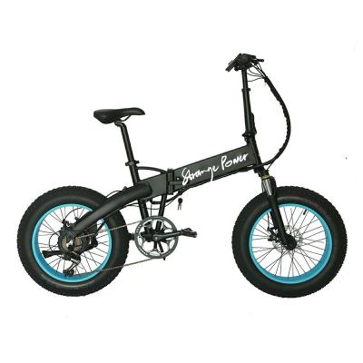 China Aluminum alloy 48V 500W lithium battery aluminum alloy folding fat tire electric bike for sale