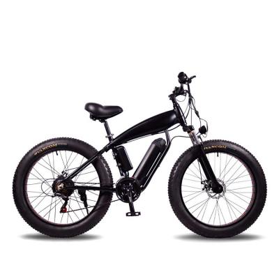 China Aluminum Alloy Using Selected Materials Carbon Frame Snow Mountain Bike Fat Tire Electric Bike for sale