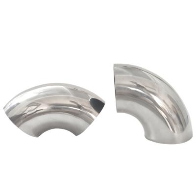 China 200series 300 400series Carbon Steel Pipe Fitting 90 Degree Elbow 45 Degree Stainless Steel Elbow B16.9 Elbow for sale