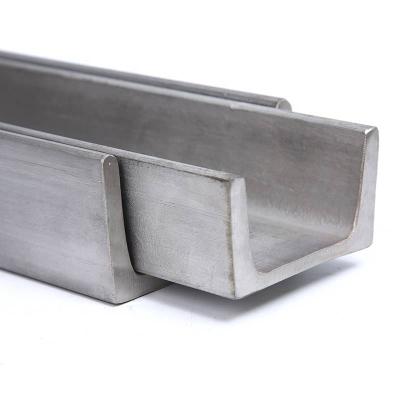 China High Quality Steel Structure Building Stainless Steel S304 U Groove Stainless Steel Channel Steel for sale