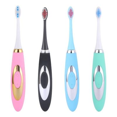 China Sonic Motor Factory OEM USB Rechargeable Low Noise Filling Waterproof Rechargeable Ultrasonic Electric Toothbrush For Adult for sale