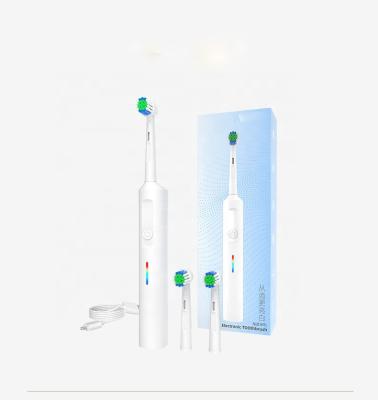 China 360 Degree Rechargeable Deep Cleaning Rechargeable Automatic Electric Rotating Toothbrush For Adult for sale