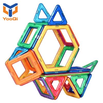 China Cartoon Toy Educational Toys Magnet Building Tiles 138 Pcs Building Blocks Magnetic Set for sale