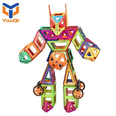 China Magic building toy YQ magnetic building block ABS plastic hot sale 3D color magnetic game box children's toys 2021 colorful block set for sale