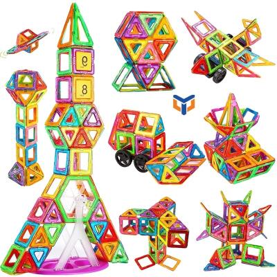 China Factory Building Toy YQ 108pcs Magic Magnetic Educational Safe ABS Plastic Toys Connects Toys Set for sale