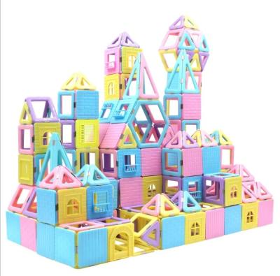 China Building Toy YUQI Stem Magnet Building Tiles Toys 36 Pcs Magnetic Kids Building Tiles Set For Children for sale