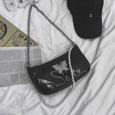 China Polyester 2022 Wholesale Women Summer Black Butterfly Bags Fashion Women Shoulder Bag Waterproof Handbags for sale