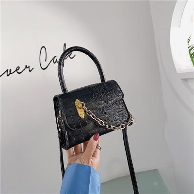 China Lady New Design bolsas women fashion handbags Croccoli purse chains bags PU leather ladies handbags for sale