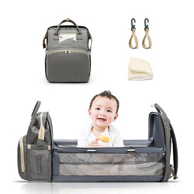 China Multifunctional Purpose Diaper Bag Backpack, Baby Diaper Changing Bags Multifunctional Travel Backpack with Changing Pad and Stroller Straps, Large Capacity for sale