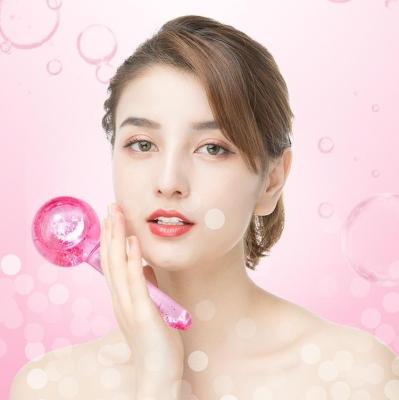 China Wholesale Hot Selling Amazon Factory Wave Beauty Ball Glitter Blood Vessel Removal Cooling Massage Ice Facial Globes for sale