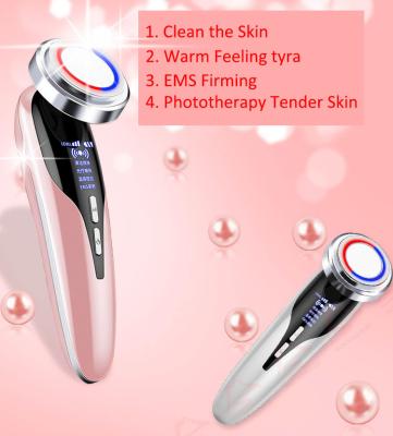 China Facial Skin Rejuvenation Photon Skin Rejuvenation Wholesale Iontophoresis Machine Vibration Hot Cold Face Massage for sale