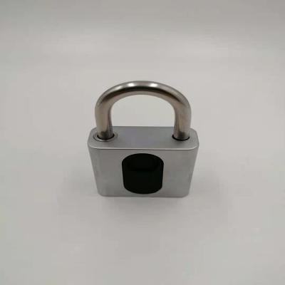 China OKLOK Small Fingerprint Zinc Alloy Smart Lock Fingerprint Padlock For Gym for sale