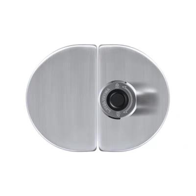 China Zinc Alloy Lock Tongue: 303 Stainless Steel Hotel Custom Home Glass Door Smart Keyless Fingerprint Lock for sale