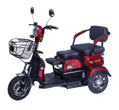 China Standard Hot Selling Three Wheel Electric Bike Tricycle Adult Electric Cargo With 3 Seats For Sale for sale