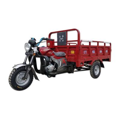 China 150 cc fuel cargo tricycle gasoline motorcycle water cooled agricultural tricycle with trolley for sale