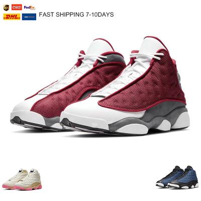 China Rubber With Box Stock X Mens Basketball Shoes Sports Sneakers Del Sol Obsidian Hyper Royal Bred Starfish 13s French Blue Hat And Dress for sale