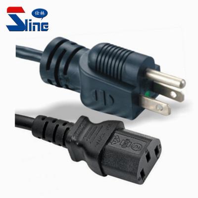 China Home Appliance NEMA 5-15P Plug To IEC 320 C13 USA Medical Grade Power Cord Cable Used In US Canada America American Hospital Market for sale