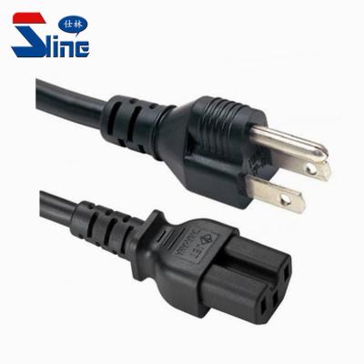 China Home Appliance USA NEMA 5-15P Power Cord Plug To IEC 320 C15 Power Cable Comply American US America Canada Standard for sale