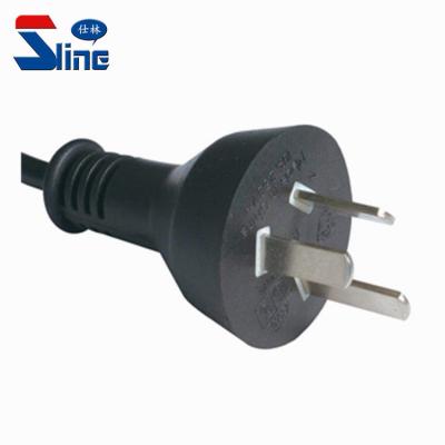 China Home Appliance IRAM Argentina 3 Pin Power Cord Plug 2073 With Argentina Three Prong Power Cable for sale