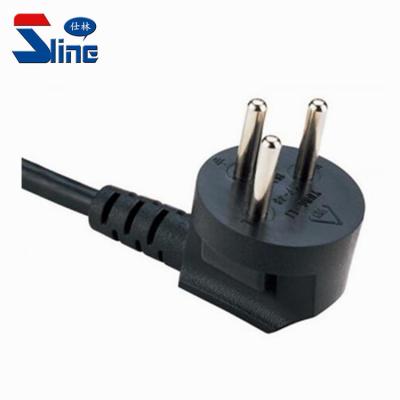 China Home Appliance Israel 3 Pin Power Cord Plug With Mains Wire Israeli SII Certification 16A 250V for sale