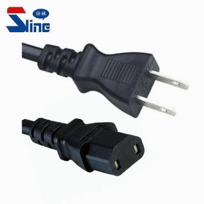 China Home Appliance Japan 2 Pin Plug To IEC 320 C17 Mains Cord Cable With Japanese PSE Certification for sale