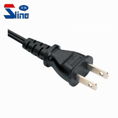 China Home Appliance Japan 2 Pin Power Cord Plug With Japanese Mains Cable PSE Certification for sale