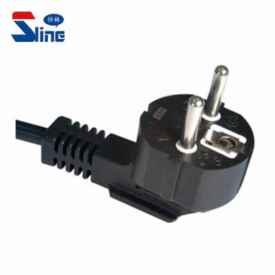 China Home appliance kc 8305 Korea 3 pin schuko power cord plug with korean mains wire KTL certification 16A 250V for sale