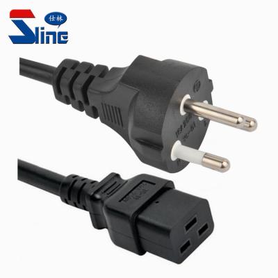 China Home Appliance Thailand 3 Pin Plug To IEC 320 C19 Power Cord Cable With TISI Certification for sale