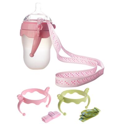 China Plastic PP Baby Bottle Handles Strap Anti-Lost Holder For Comotomo Bottle Grip Angel Handle Wing Handle for sale