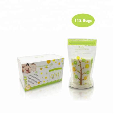 China P.P. Bimirth 8OZ 235ml bpa free breastmilk storage bags milk freezer baby food storage bag for sale