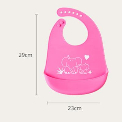 China Hot Silicone Stereo Bib Kids Silicone Baby Adjustable Waterproof Bibs Bread Catcher for sale