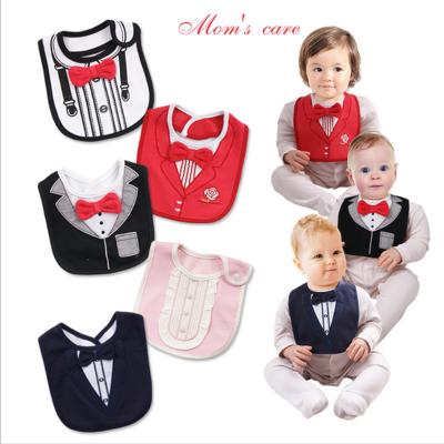 China Sustainable Tailored Collar Baby Newborn Bibs Waterproof Bib Bandana Baberos For Kids Girls Boys Baby Clothing for sale