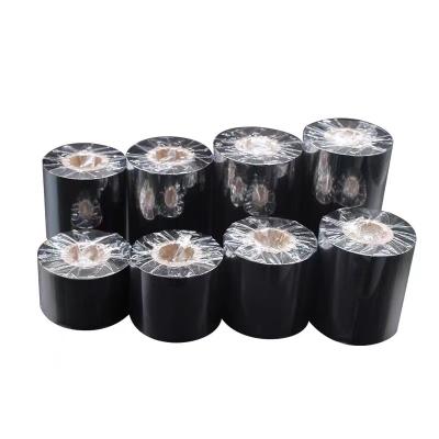 Cina COMPATIBLE Wax Transfer Ribbon 110mm*300m Black Resin Ribbon Thermal Printer TTR Ribbon in vendita