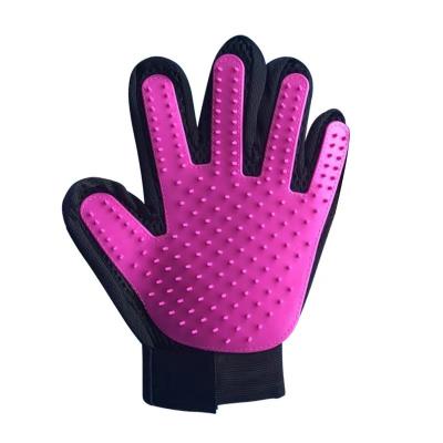 China Pet Wash Grooming Tools Dog Cat Massage Shower Sprayer Hair Remover Brush Glove Stocked, Pet Bath Grooming Glove zu verkaufen