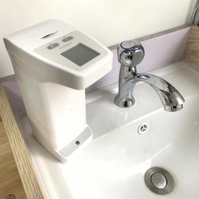 China Modern Capacity Display White ABS 200ml Free Mounted Automatic Liquid Soap Dispenser en venta