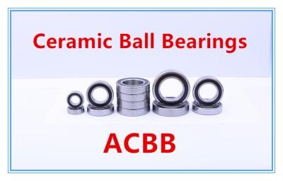 China Steel Ball Ceramic Ball Nylon Holder Thrust Angular Contact Bearing 3.8 KN Static Load for sale