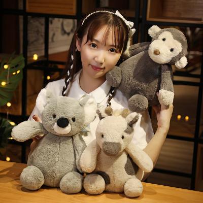 China Cotton Fabric Factory Cartoon Animal Promotional Soft Doll Wholesale Custom Stuffed Plush Toy for sale