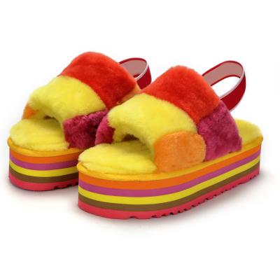 China 2020 fashion trend wool slippers wholesale fur slipper winter slippers for sale