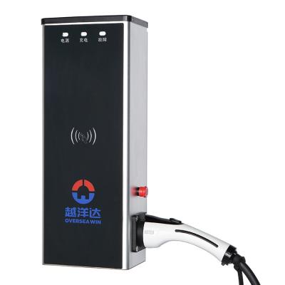 China OEM 7kw 22kw evse electric wallbox and ev floor home charging station 1 phase OWP-EVGB-7B for sale